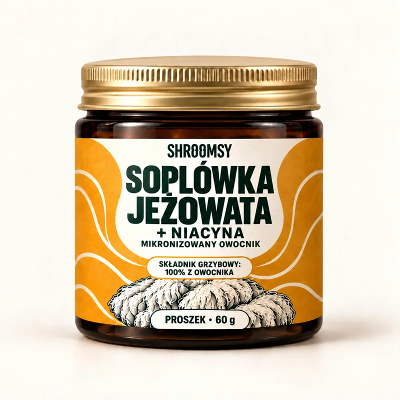 Soplówka jeżowata, proszek, 60 g